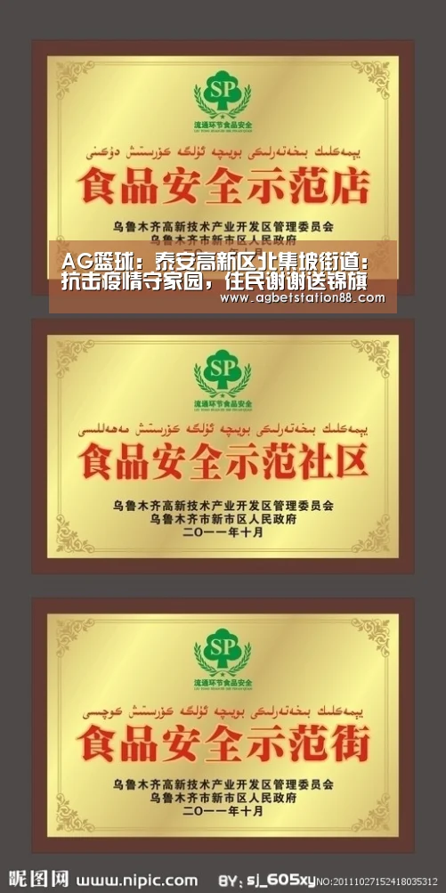 AG篮球:泰安高新区北集坡街道:抗击疫情守家园,住民谢谢送锦旗(图2) AG百家乐